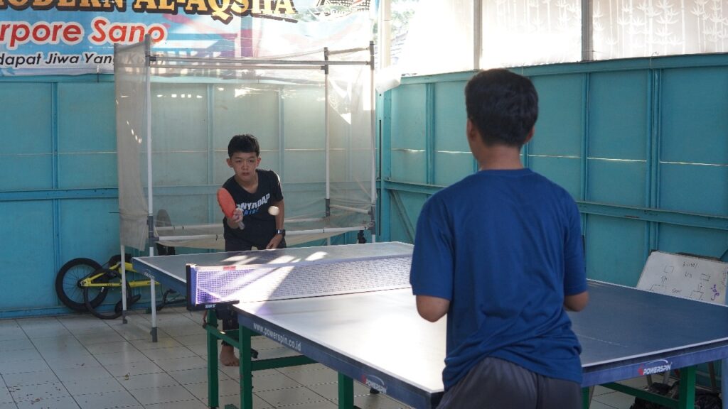 Lomba Porseni Tenis Meja Pondok Modern Al-Aqsha Jatinangor Sumedang.