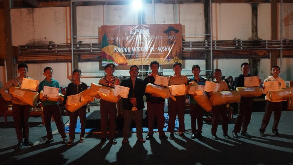 Para Pemenang lomba LPKA dan Porseni PM Al-Aqsha Jatinangor Sumedang.