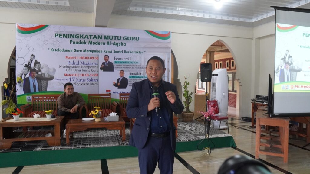 Seminar Motivasi Guru PM Al-Aqsha tentang Ruhul Mudaris dan Teacherpreuner.